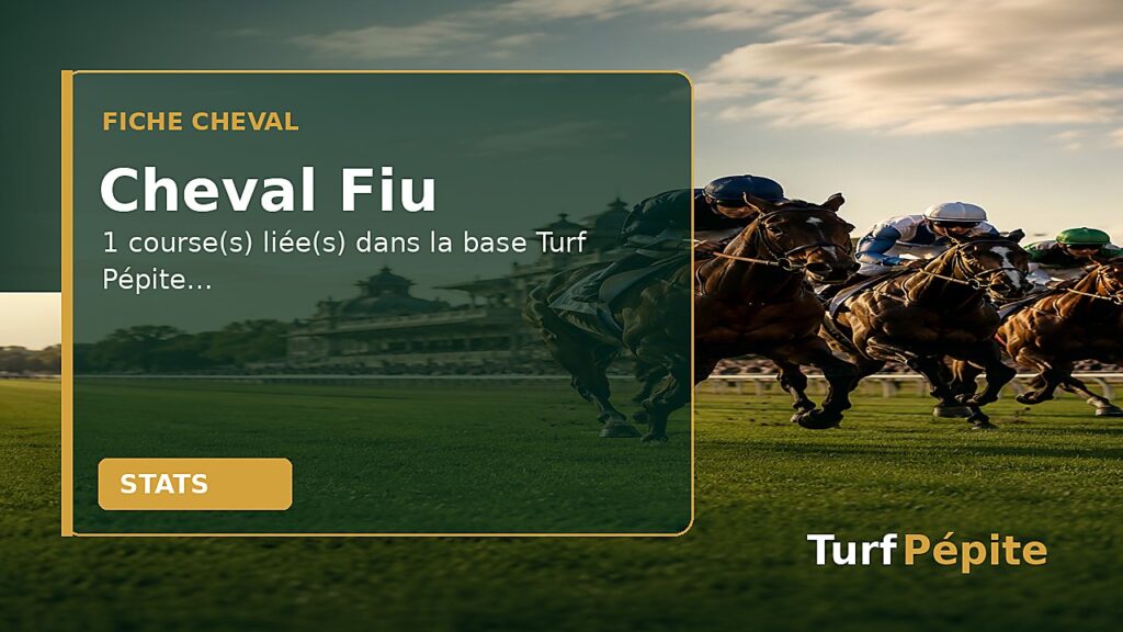 Cheval Fiu : fiche, courses et statistiques