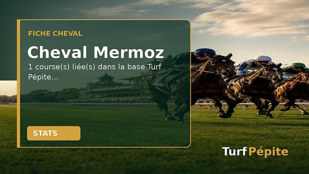 Cheval Mermoz : fiche, courses et statistiques