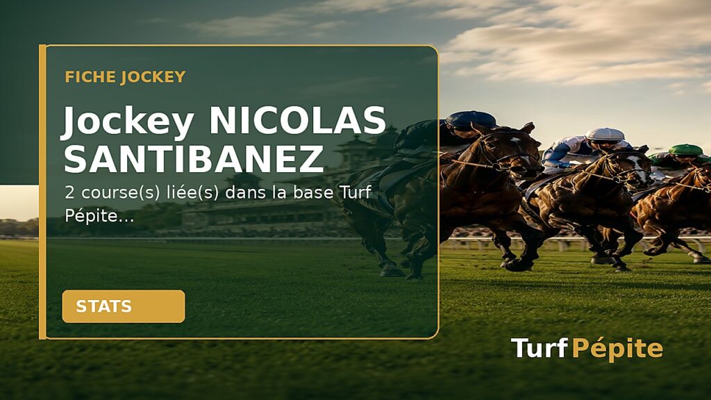 Jockey NICOLAS SANTIBANEZ : fiche, courses et statistiques