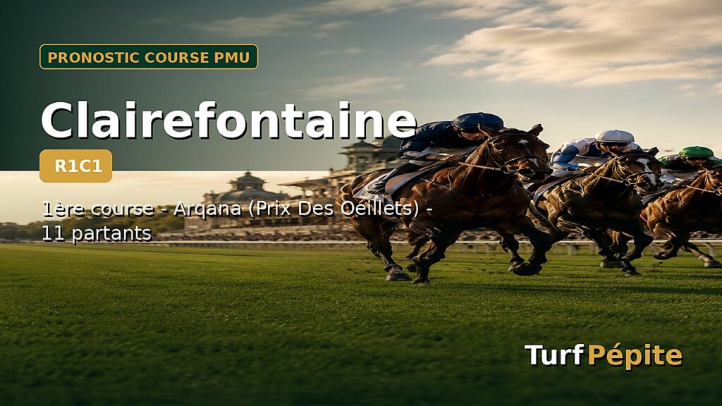 Pronostic Clairefontaine 1ère course - Arqana (Prix Des Oeillets) du 2026-06-29