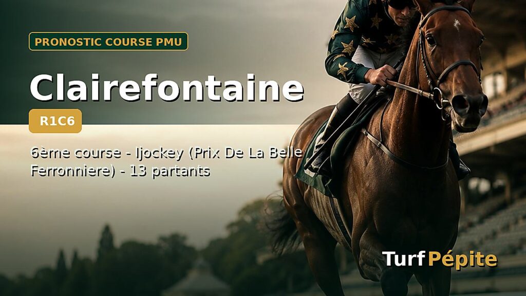 Pronostic Clairefontaine 6ème course - Ijockey (Prix De La Belle Ferronniere) du 2026-06-29
