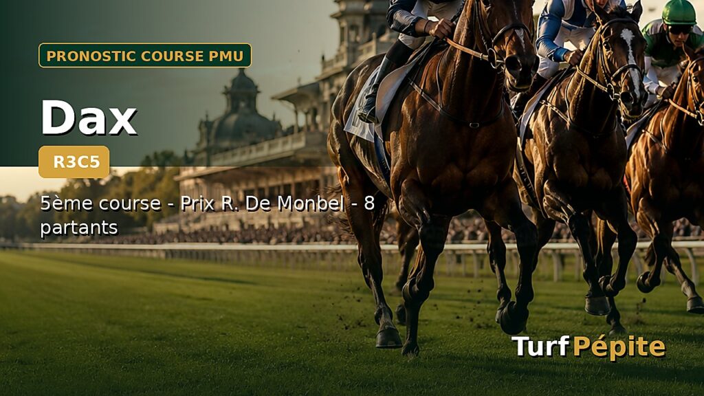 Pronostic Dax 5ème course - Prix R. De Monbel du 2026-06-29