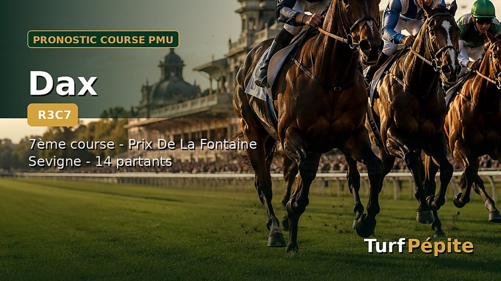 Pronostic Dax 7ème course - Prix De La Fontaine Sevigne du 2026-06-29
