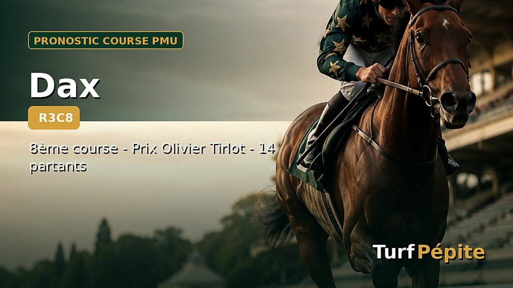 Pronostic Dax 8ème course - Prix Olivier Tirlot du 2026-06-29