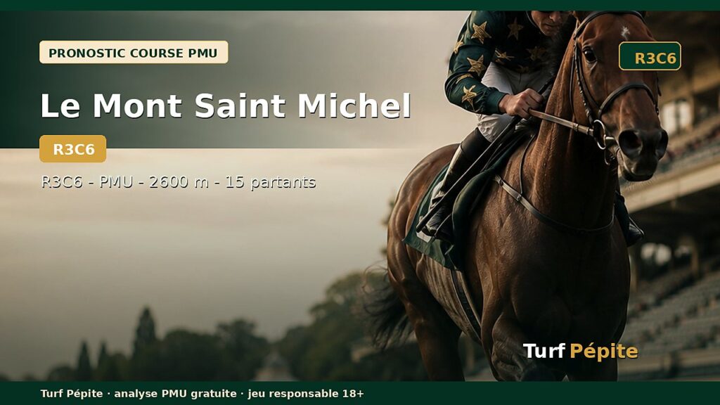 Pronostic Le Mont Saint Michel 6ème course - Prix Restaurant La Gourmandise du 2026-06-30