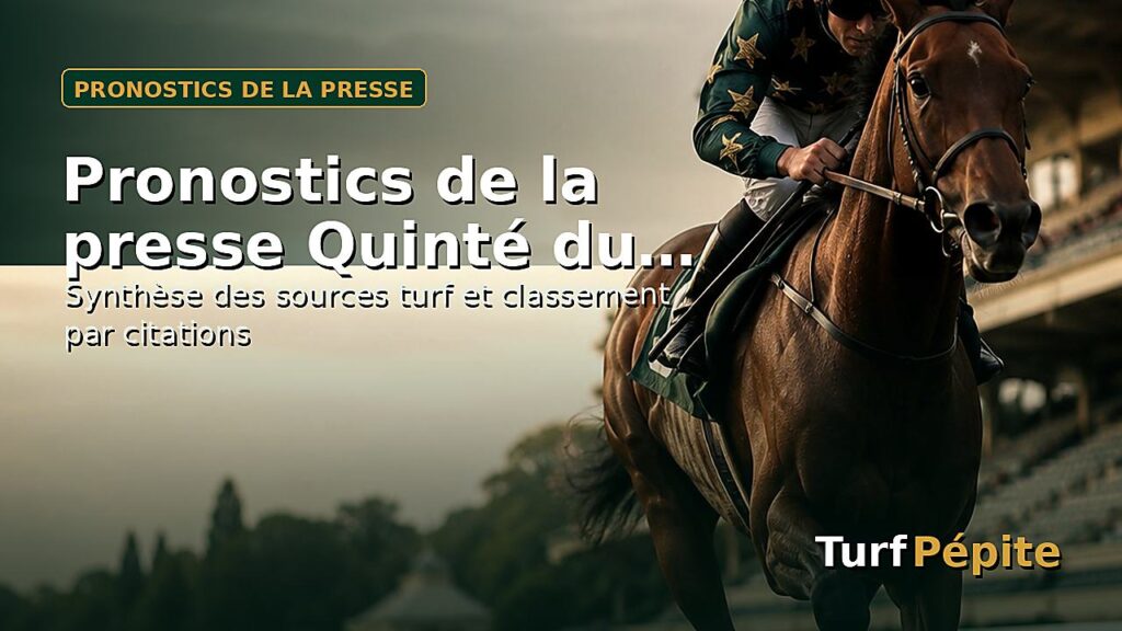 Pronostics de la presse Quinté du jour - 2026-06-29