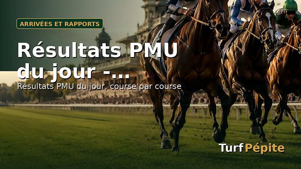 Résultats PMU du jour - 2026-06-29