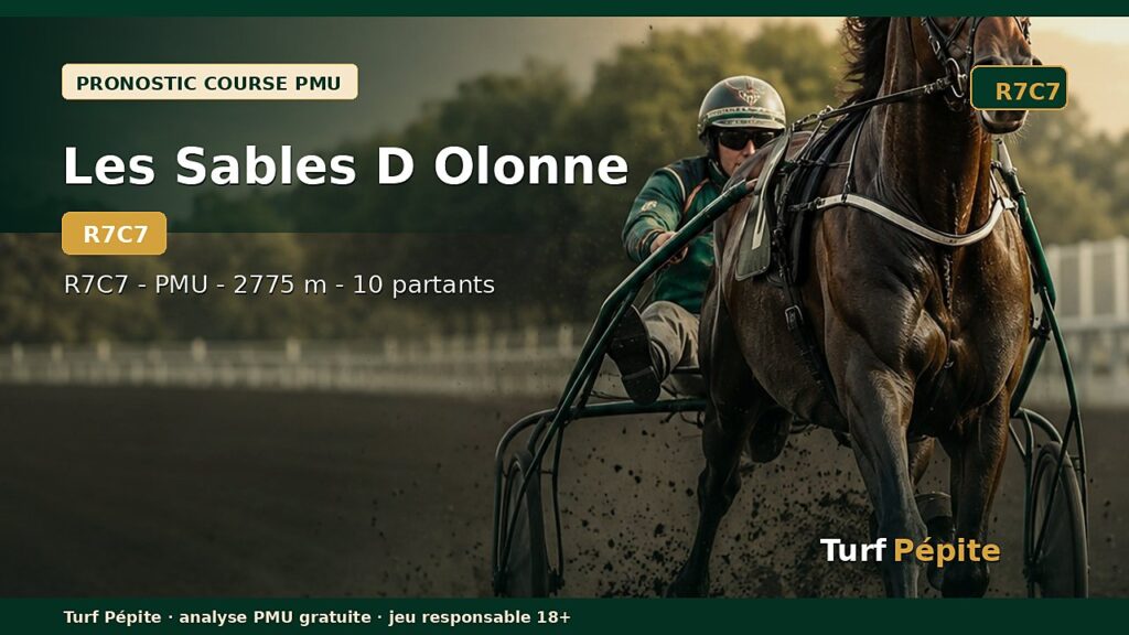 Pronostic Les Sables D Olonne 7ème course - Prix Des Trotteurs Club Vihiersois du 11 juillet 2026
