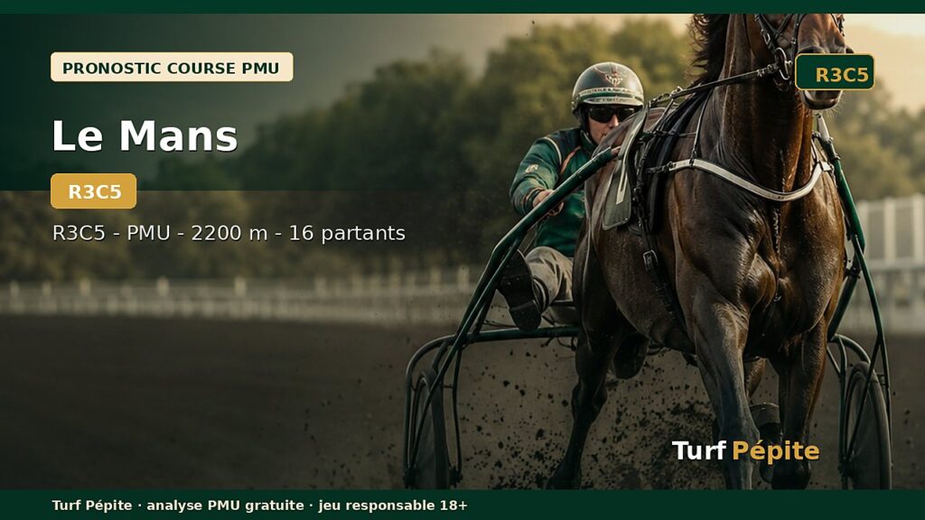 Pronostic Le Mans 5ème course - Prix Jacky Trottin du 13 juillet 2026