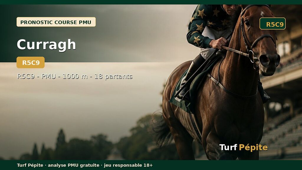 Programme PMU Curragh 9ème course - The Wtw Willis Hand - World Pool du 18 juillet 2026
