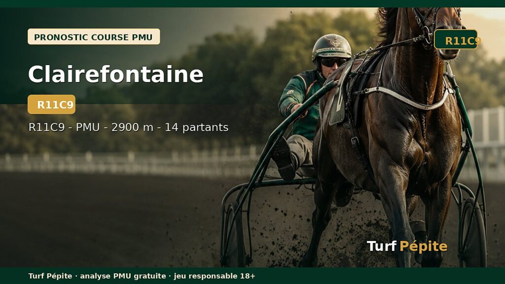 Pronostic Clairefontaine 9ème course - Px Challenge Des Etalons Trotteurs 2026 du 19 juillet 2026