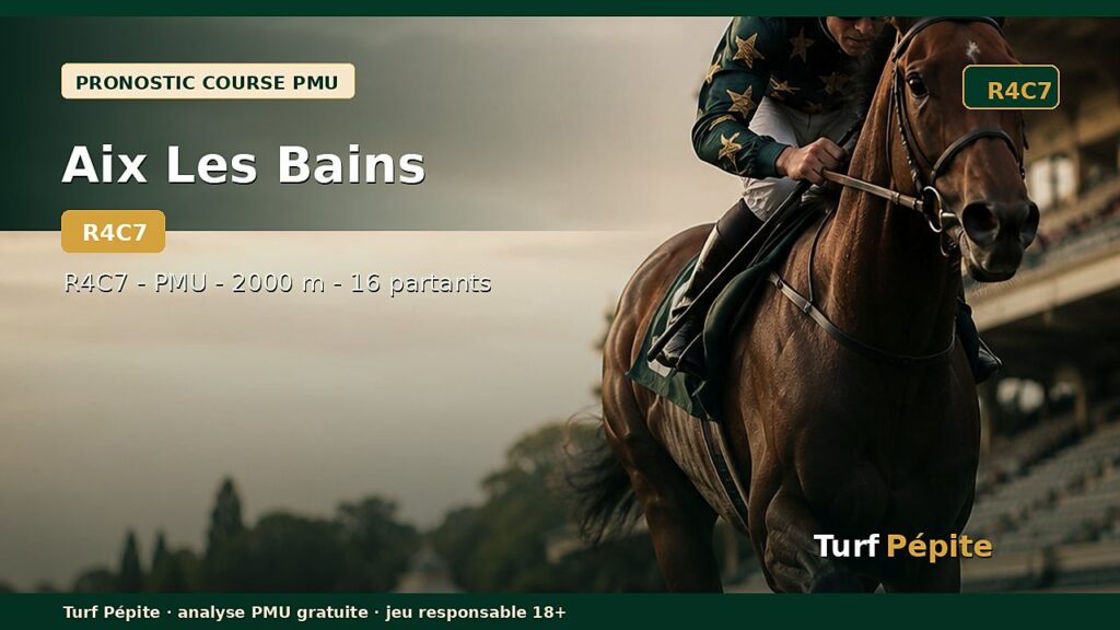 Pronostic Aix Les Bains 7ème course - Prix Pmu C.A.H - Prix Des Bauges du 26 juillet 2026