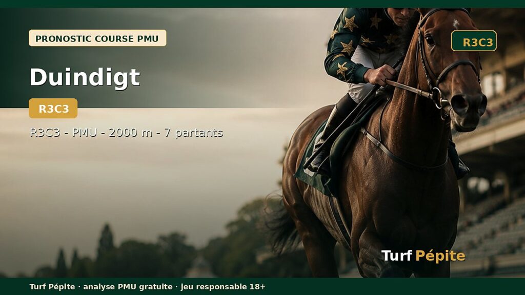 Programme PMU Duindigt 3ème course - Prix Bird Parker Pays Bas du 31 juillet 2026