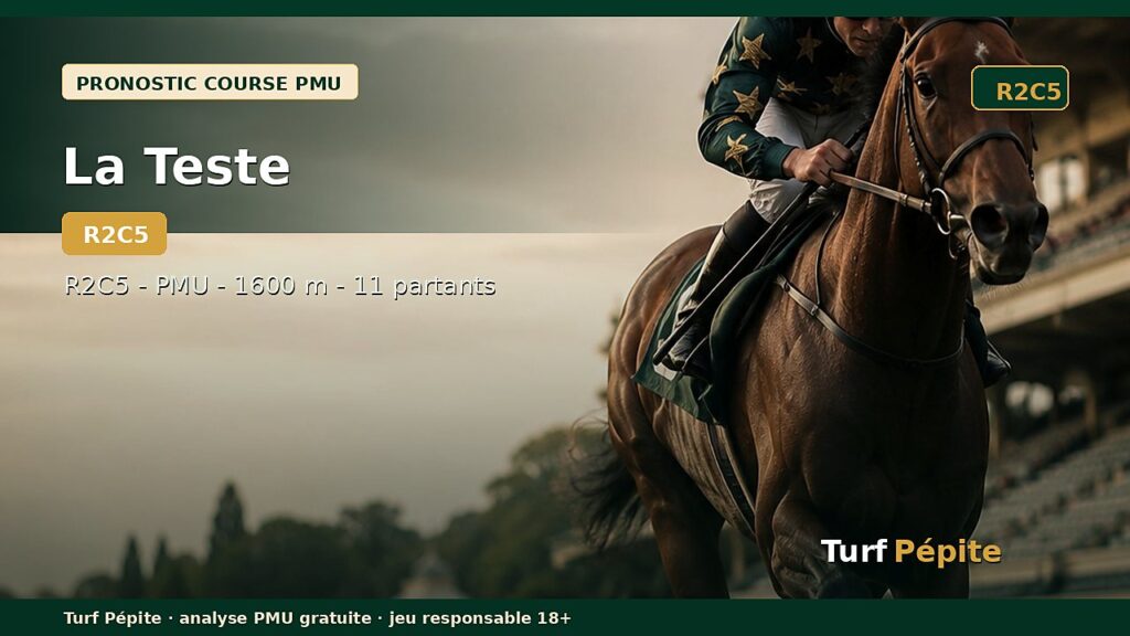 Pronostic La Teste 5ème course - Prix Du President Jl Hiss-Prix "Honneur Aux Pompiers Et Aux Benevoles" du 5 août 2026