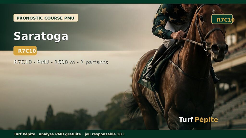 Programme PMU Saratoga 10ème course - Fourstardave S. (Grade I) du 8 août 2026