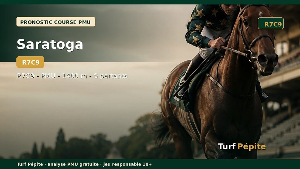 Programme PMU Saratoga 9ème course - Test S. Presented By Ticketmaster (Grade I) du 8 août 2026