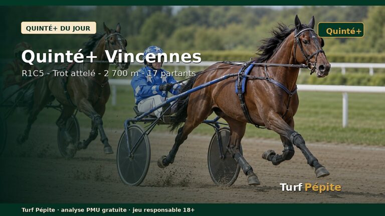 Pronostic Quinté du jour (30 octobre 2026) à Vincennes